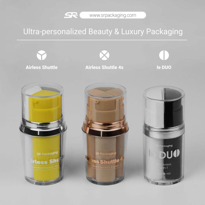 All-in-one Airless Shuttles are hot in luxury packaging